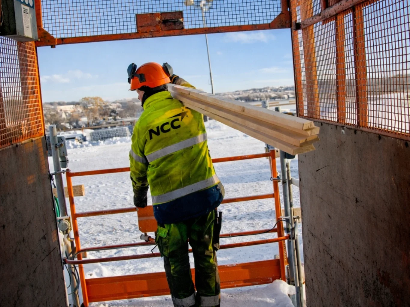 Sikker bruk av byggheis